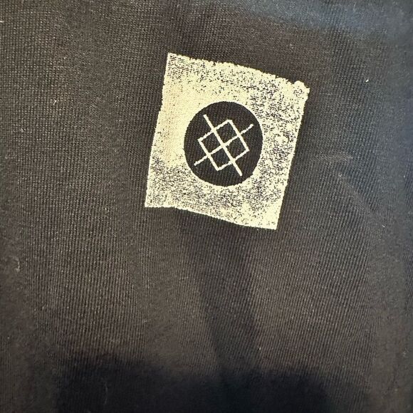 NWOT STANCE Unisex Black Short Sleeve Graphic Logo Crew Neck Tee Shirt- Size L - Picture 3 of 6